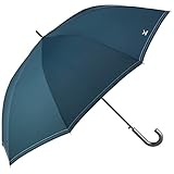 MOONBAT(ムーンバット) MIZUNO(ミズノ) 長傘 雨傘 撥水耐風 ジャンプ傘 ロゴ パイピング 無地 メンズ ワンタッチ式 ジャンプ式 強風豪雨対策 軽量 大型 グラスファイバー 折れにくい 丈夫 台風