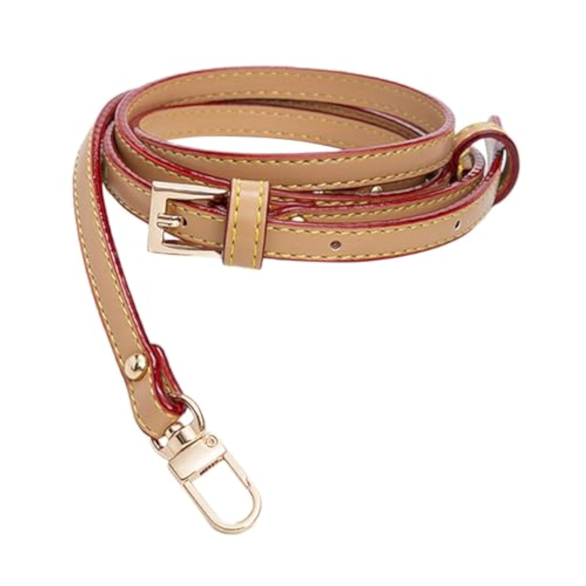 Trendy Dark Beige PU Leather Shoulder Bag Strap Replacement