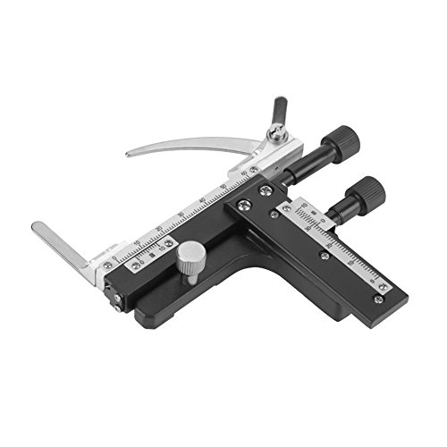 Attachable Mechanical X-Y Moveable Stage Caliper with Scale for Microscope Microscope Accessories