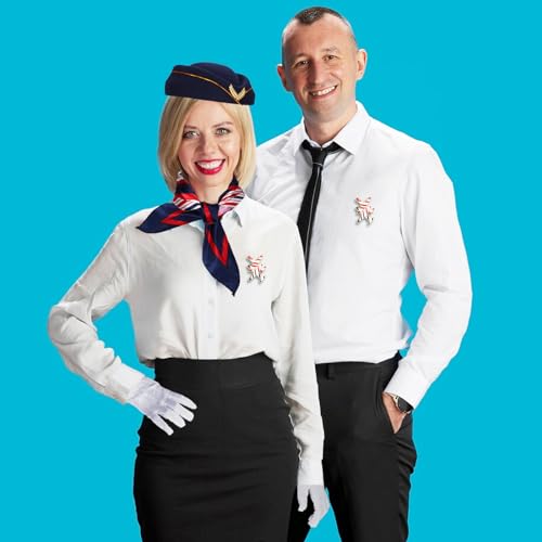 XEPST 4PCS Flight Attendant Costume for Women - Image 4