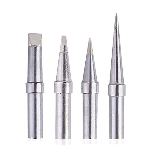 4pcs ET Soldering Iron Replacement Tips for WES51/50,WESD51,PES51 / 50,WE1010NA WCC100 LR21 ET Tip Series