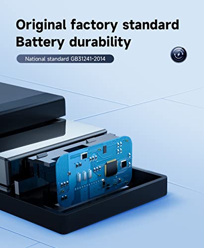 Palogreen 2 Stück EN-EL20 EN-EL20a Akkus und Smart LCD Display Dual USB Ladegerät für Nikon Coolpix P950, P1000, P1100, Coolpix A, 1 AW1, 1 J1, 1 J2, 1 J3, 1 S1, 1 V3, DL24-500 Digital Kamera
