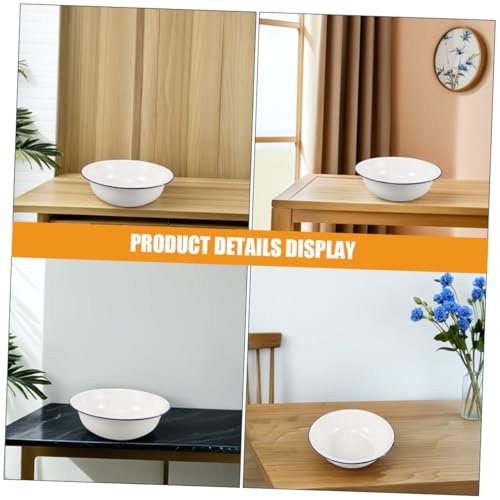 Bassin émail blanc robuste et durable pour un usage domestique durable