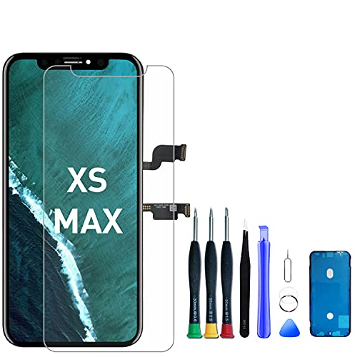 FFtopu iPhone Xs Max Screen Replacement 6.5 inch, LCD Display Touch Screen Digitizer Repair Kit Assembly with Complete Repair Tools for iPhone Xs Max FFtopu iPhone Xs Max Screen Replacement 6.5 inch, LCD Display Touch Screen Digitizer Repair Kit Assembly with Complete Repair Tools for iPhone Xs Max