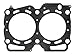 SCE Gaskets - M338448GS - Spartan MLS Head Gasket Compatible with/Replacement for Subaru WRX 100mm x .95mm