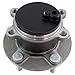 TRQ Front and Rear Wheel Bearing and Hub Assembly Set 4 Piece Compatible with 2014-2018 Mazda 3 Japan Built Models 1st VIN Digit J