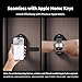 Aqara Smart Lock U300, Fingerprint Keyless Entry Door Lock with Handle, Matter Over Thread with Apple Home Keys, Touchscreen Keypad, Smart Lever Lock Supports Apple Home, Alexa, Google, IFTTT, Black