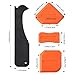 XIYAOXI 4 Pieces Silicone Caulking Tools Compatible with Sealant Grout Finishing Sealing Orange Caulk Tool Kit Caulking Finishing Tools
