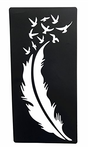 Tattoo Stencils - Butterfly And Flowers - New Henna Designs- Set Of 10 #TOP2