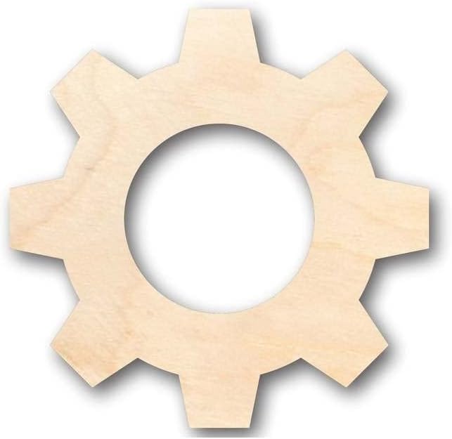 Unfinished Wood Gear Shape Steampunk Wedding DIY Craft up to 46" DIY 12" / 1"