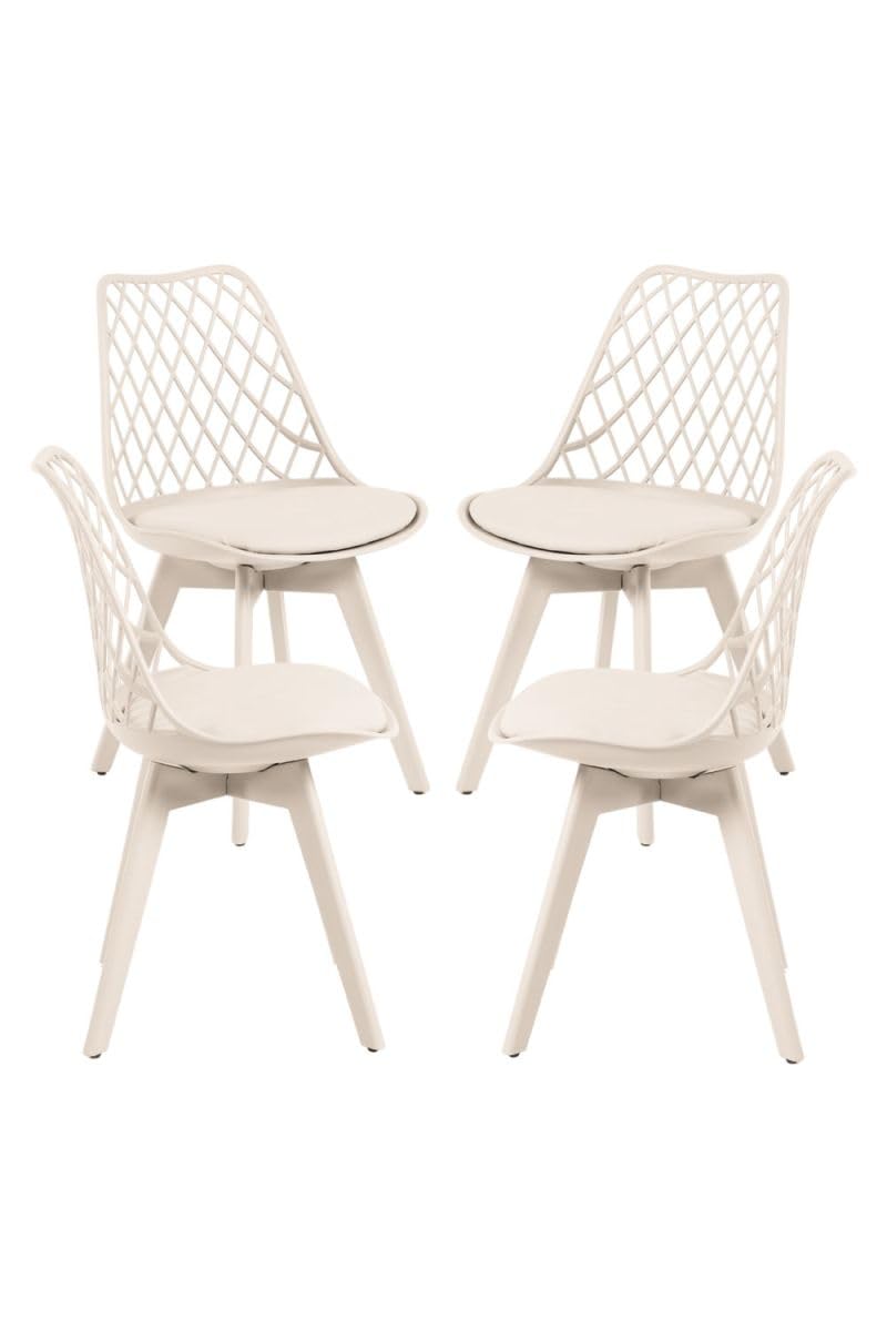 Regalos Miguel - Packs Sillas Comedor - Pack 4 Sillas Mima Suprym - Beige