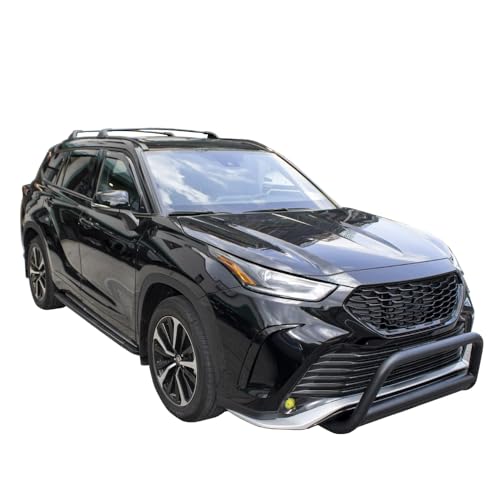Image of VANGUARD BK Wide Bull Bar for 20-26 Toyota Highlander | In Black Powdercoat