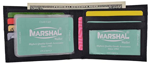 New Slim Thin Nylon Bifold Credit Card ID Wallet with Leather Interior2