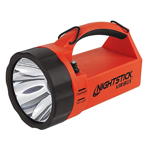 Nightstick XPR-5580R Intrinsically Safe Dual-Light Lantern, Rechargeable, Red/Black