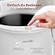 SereneLife Eimer Handtuchwärmer Elektrisch – Towel Warmer – Wellness Handtuch Wärmegerät 20L in Weiß – 1-Knopf Steuerung Heizkorb mit automatischer Abschaltung – für Bademäntel, Decken, Pyjamas &Co.