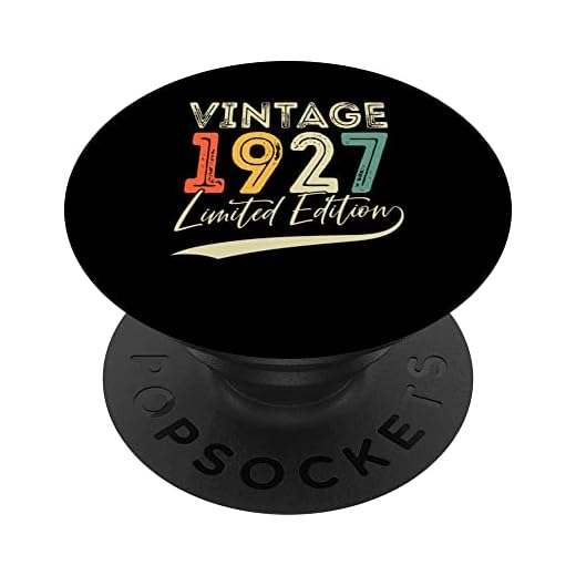Regalos de 95 Años 95 Cumpleaños 1927 Edición Limitada Vintage PopSockets PopGrip Intercambiable