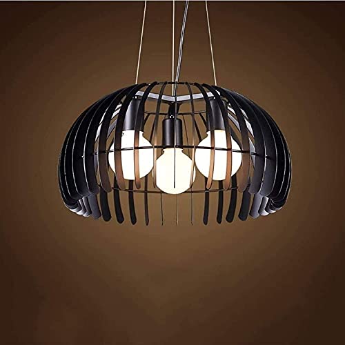 Suspension rétro 3 lumières E27 pour remplacer un plafonnier terne et illuminer un couloir