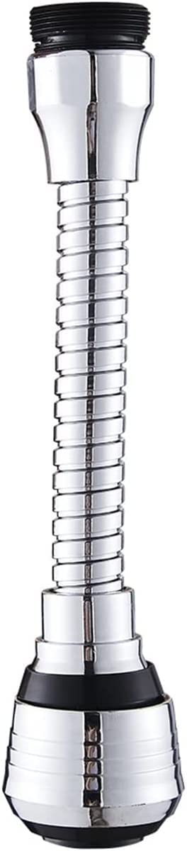Um 720 Grad drehbarer Küchenspüle-Wasserhahn-Belüfter, universeller Spritzfilter, Wasserhahn-Sprühkopf, Küchenhahn-Wasserspardüse, beweglicher Messing-Sprüher (Farbe: 360 l).