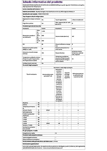 Daya DHCB-47SNV1XD0 Frigorifero Combinato No Frost 203 Litri Inox - 13