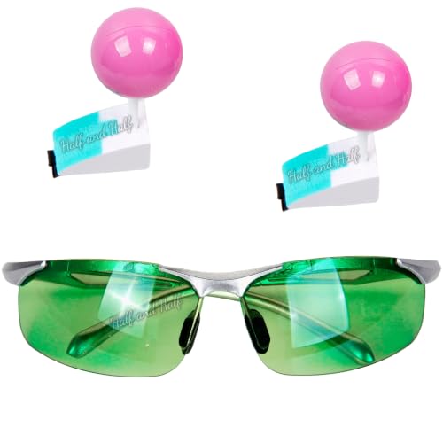 Half and Half Saiki K Cosplay Hairpins + Glasses for Women Men Saiki K Anime Costumes Accessories Kit for Halloween Party Daily