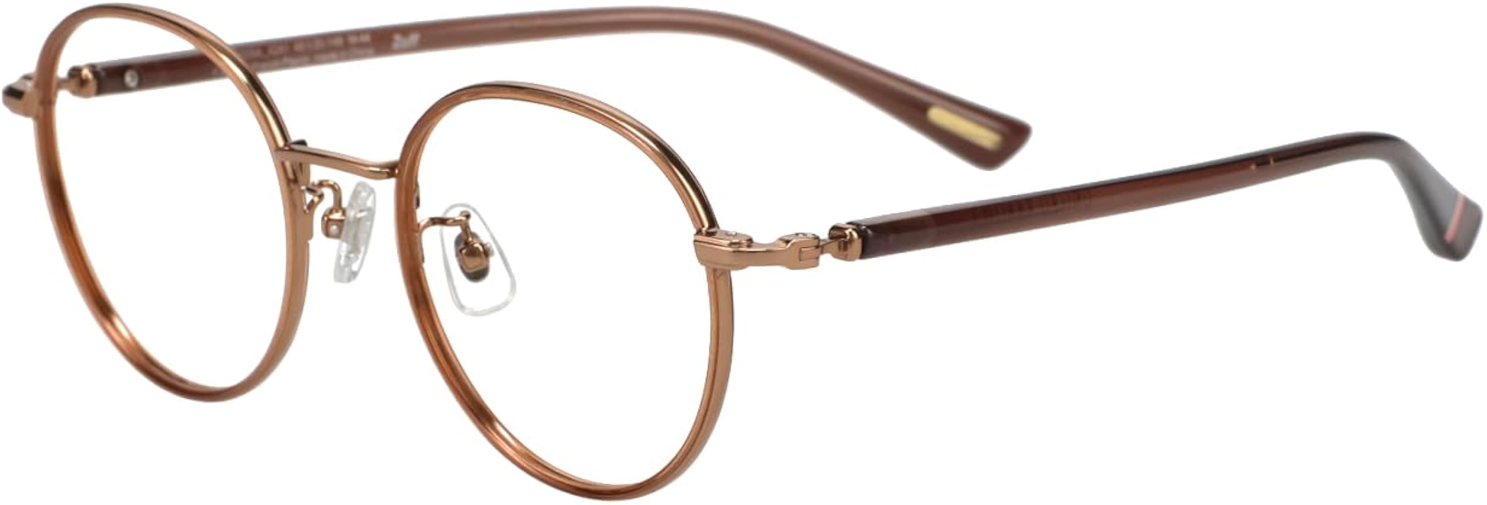 Amazon | [ゾフ] ボストン型 メガネ (ブラウン・クリア) UNITED ARROWS