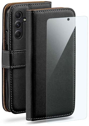 Samsung A54 5G film protection ecran etui rabat moex noir coque integrale 360 porte-cartes
