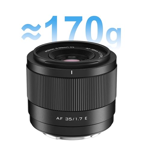 VILTROX 35mm F1.7 E-Mount Large Aperture APS-C STM Auto Focus Prime Lens for Sony E-Mount Camera FX3 A7C A7RII A7SII A7II A7RIII A7IV A7RIV A9 A1 ZVE1 A93 A6700 A6600 A6500 A6400 ZV-E10 FX30 ZV-E10II