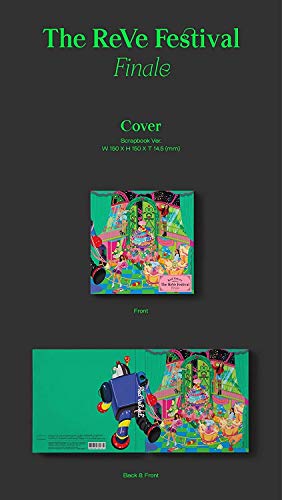 Álbum de fotos RED Velvet [3 regalos] The Reve Festival Finale Álbum + Poster plegable oficial + Fotocarádula extra + Máscara MAFF Aerosilver Premium 3D (versión Scrapbook) miniatura 4