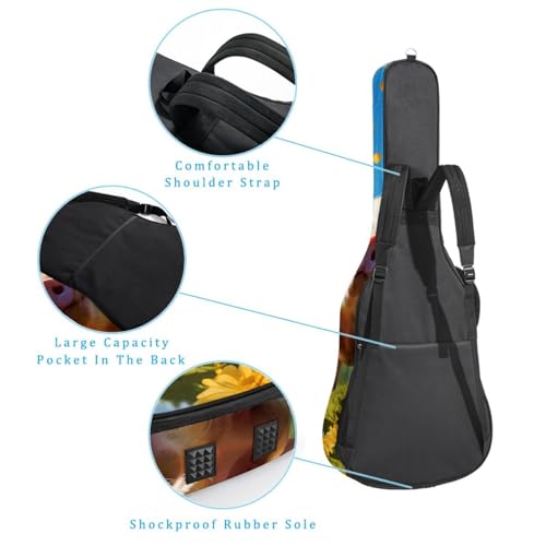 Sac pour guitare étanche anti-choc protégeant votre instrument - 3