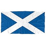 LOGOVISION Scotland Flag Beach Towel, 30"x60" Beach Towel