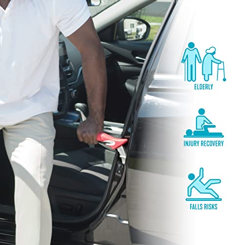 Stander Handybar, Portable Vehicle Support Grab Bar, Standing Assist Mobility Aid Handle, Car Emergency Escape Tool With Window Breaker And Seat Belt Cutter #TOP1