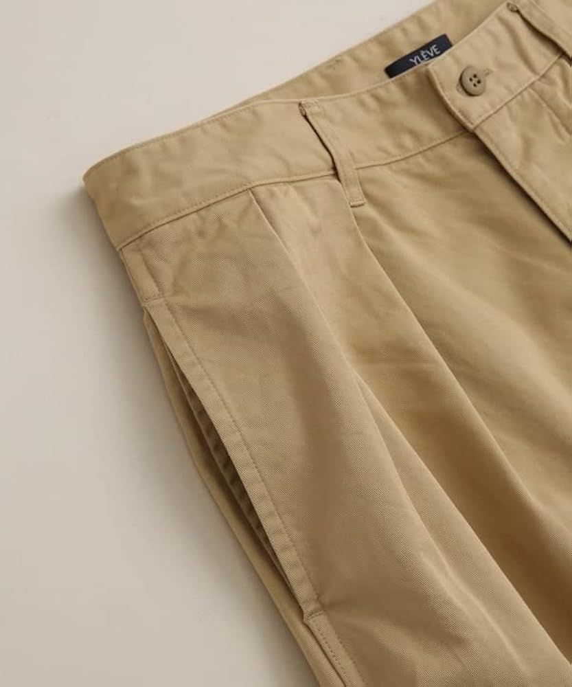 Amazon | [ナノ・ユニバース] ORGANIC COTTON CHINO TR 3 カーキ
