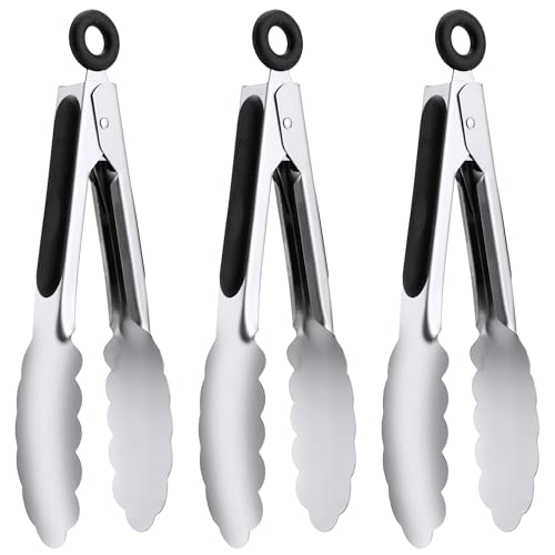 Set di 3 pinze da cucina piccole da 7