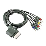 Frog-tech HDTV AV RCA Component Composite Audio Video AV Cable Cord For MICROSOFT Xbox 360/XBOX 360 Slim