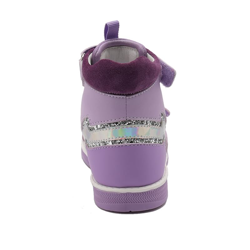 Toddler Arch and Ankle Support Orthopaedic Sandals,Purple High Top AFO Shoes3