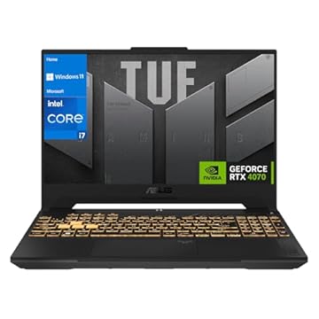 ASUS TUF F15 FX507VI 13ª geração Intel Core i7-13620H/16GB RAM DDR5/1TB SSD/NVIDIA GeForce RTX 4070 8GB/15,6' FHD (1920x1080) 144Hz/Windows 11 Home/1-Zone RGB, Inglês KB - Cinza Mecha