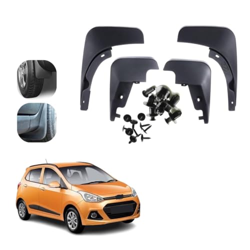 Image of KyloXtreme MUD Flap | All-Terrain Mud Flap Set - Durable Splash Guards for Cars and Trucks, Offering Maximum Protection from Mud, Gravel, and Water for Cleaner and Safer Rides Suitable for GRA-ND i10