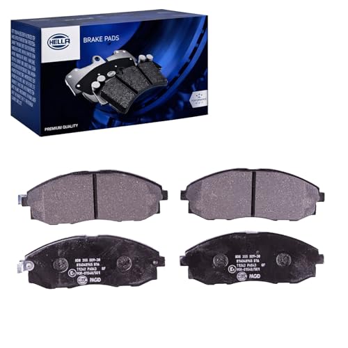 Kit plaquettes de frein HELLA T1242 8DB 355 009-381 pour p.e. HYUNDAI