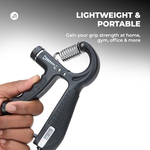 Bodyband Adjustable Hand Grip Strengthener 60kg Black - Image 4