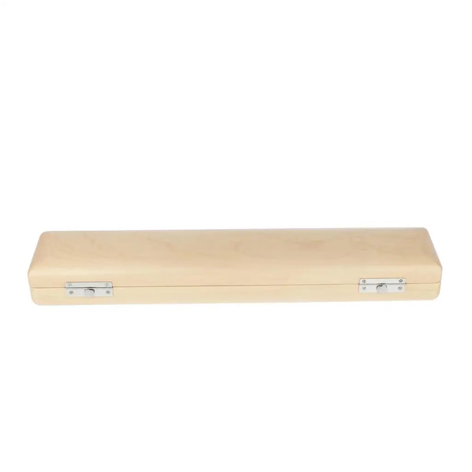 SNRTKA Flute Case Wooden Flute Case 17 Holes Beige Color Musical Instrument Parts Box Flute Case for Flute
