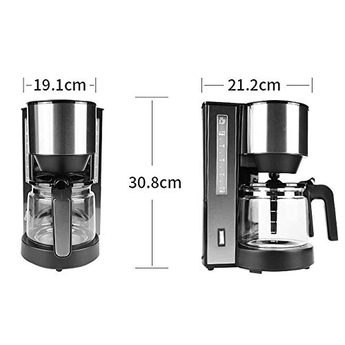 Cafetera de goteo automática 1.25 L capacidad miniatura 6