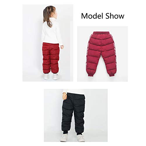 Happy Cherry Kinderwinterbroek, lichte donsbroek, baby, dikke warme sneeuwbroek met elastische band, winddicht… - Image 6