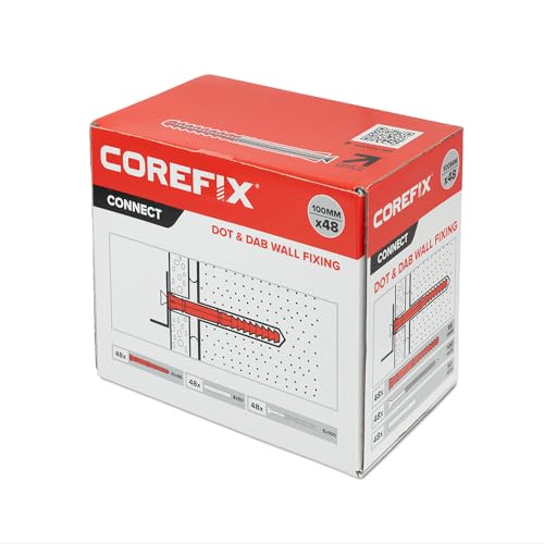 Chevilles et vis Corefix pour éviter l'arrachement des objets lourds sur placo