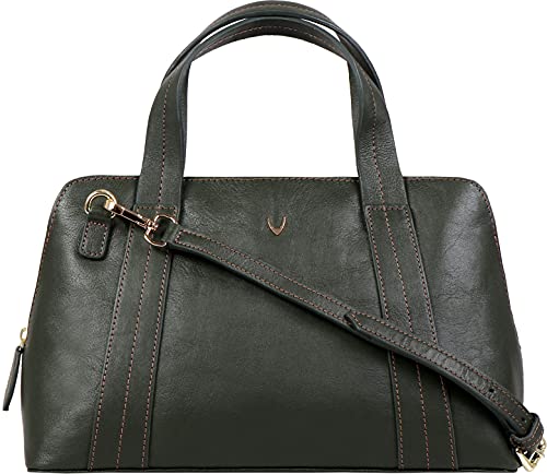 Hidesign Cerys Medium Leather Satchel Crossbody with Detachable Shoulder Strap