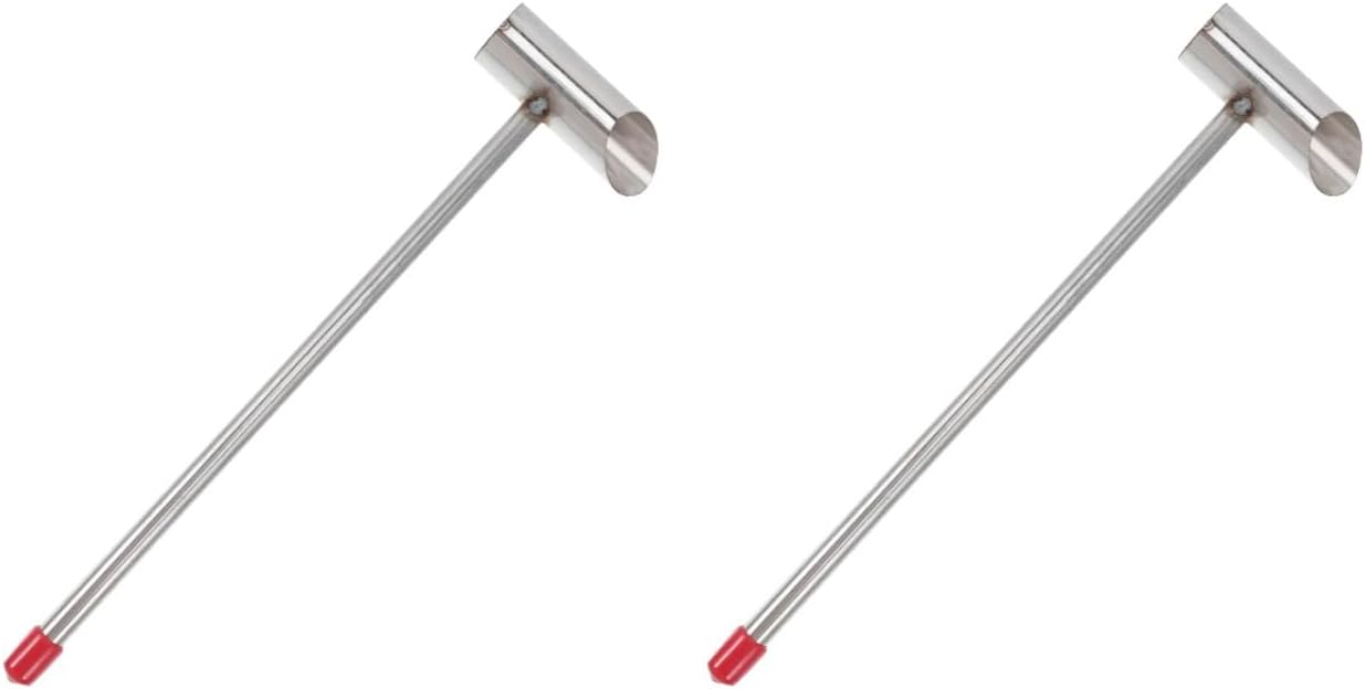 Luxshiny Stainless Steel Sugar Scoop 11.02 Inch Multi-Function Marshmallow Candy Scooper for Cotton Candy Floss Sugar Serving and Food Supply Set of 2