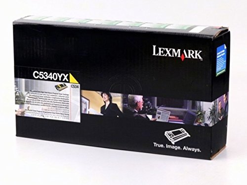 Toner jaune Lexmark C5340YX pour rapports de bureau et graphiques couleur