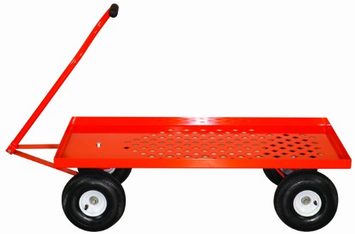A.m. Leonard 4-Wheel Flatbed Nursery Cart With Pull Handle - 2 X 4 Feet, 900 Pound Capacity #TOP2