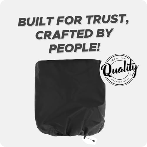 Image of Ice Maker Cover for Kilig H01B Countertop, Dustproof & Waterproof Cover for Portable Ice Cube Maker Machine - Polyester Material - Black