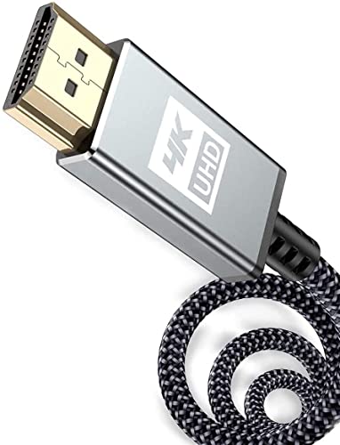 4K HDMI Kabel 6Meter,Sweguard HDMI Kabel 4K @ 60Hz 18Gbps Kurz 50cm Highspeed HDMI 2,0 Kabel Vergoldete Anschlüsse mit Ethernet/Audio Rückkanal, Kompatibel mit Video 4K UHD 2160p, HD 1080p-Grau