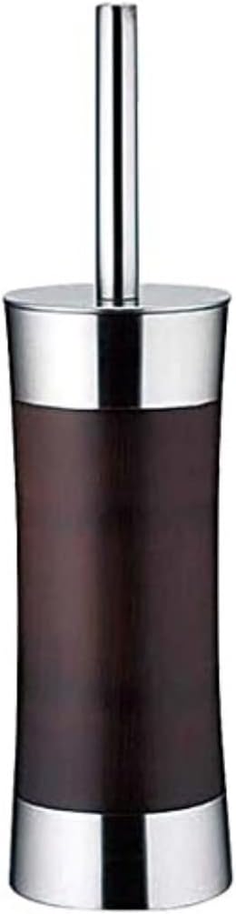 Sato Metal Kogyo SALUS Spool Wood Toilet Brush & Holder